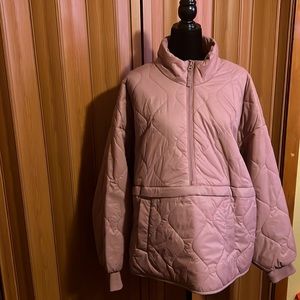 Old Navy Pull Over Outwear XL Women Blush Pink Jacket - Worn Once